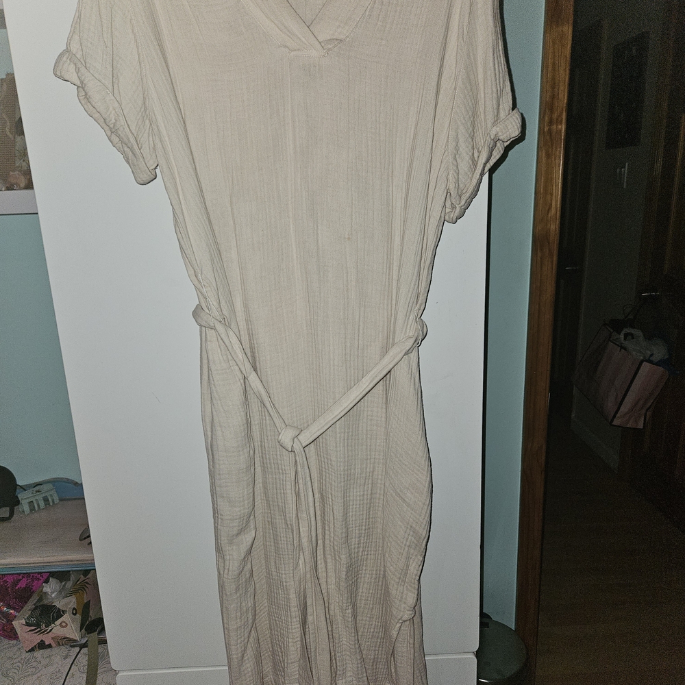 Magaschoni Cream Midi Dress